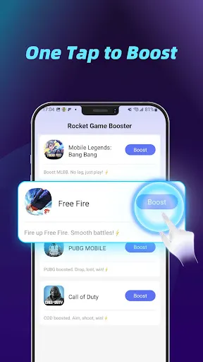 Скриншот 2 — Rocket Game Booster - Zero Lag