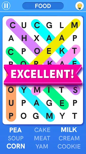 Скриншот 1 — Word Search: Offline Word Game