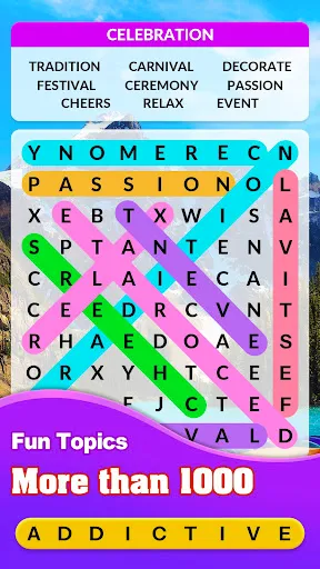 Скриншот 2 — Word Search: Offline Word Game