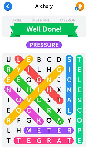 Скриншот 3 — Word Search: Offline Word Game