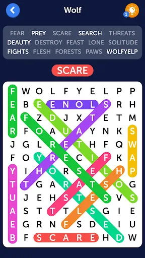 Скриншот 4 — Word Search: Offline Word Game