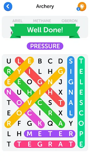 Скриншот 5 — Word Search: Offline Word Game