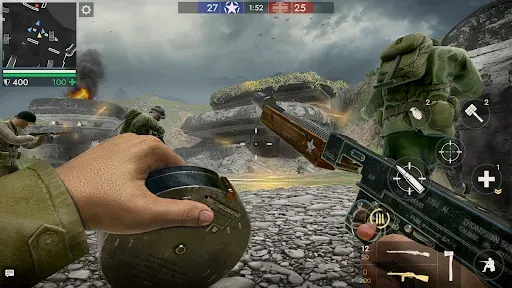 Скриншот 1 — World War Heroes Стрелялки ПвП