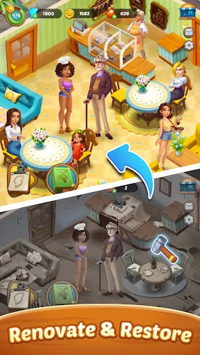 Скриншот 4 — Seaside Escape®: Merge & Story