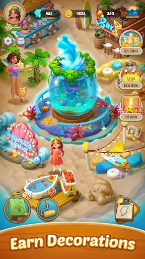 Скриншот 5 — Seaside Escape®: Merge & Story