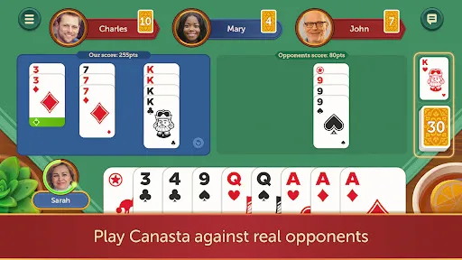 Скриншот 1 — Canasta - Fun & Friends