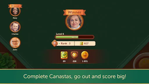 Скриншот 5 — Canasta - Fun & Friends