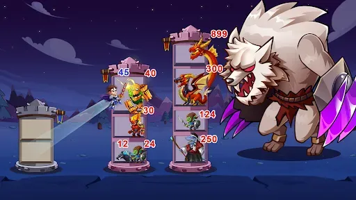 Скриншот 1 — Hero Tower Wars - Merge Puzzle