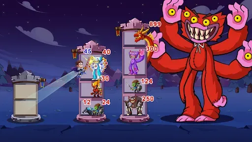Скриншот 2 — Hero Tower Wars - Merge Puzzle
