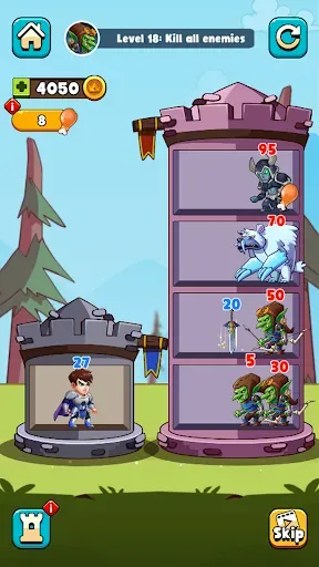 Скриншот 3 — Hero Tower Wars - Merge Puzzle