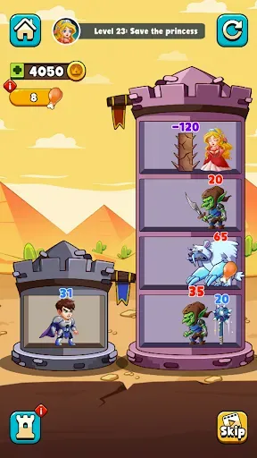 Скриншот 5 — Hero Tower Wars - Merge Puzzle