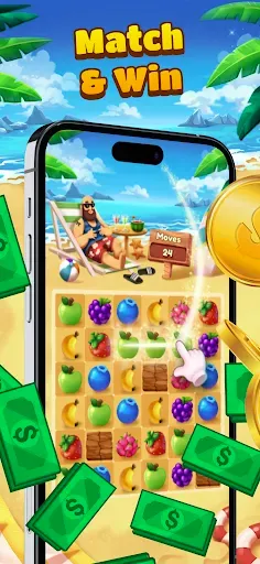 Скриншот 2 — Tropical Crush: Win Cash Prize
