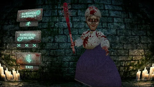 Скриншот 4 — Scary Granny Horror Hunt Games