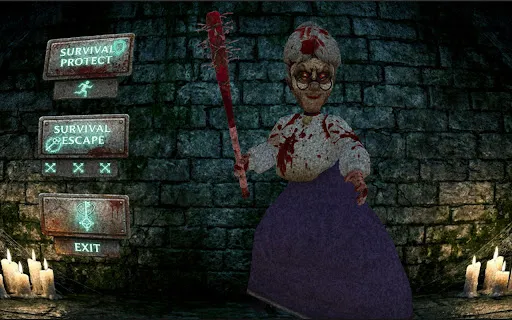 Скриншот 7 — Scary Granny Horror Hunt Games
