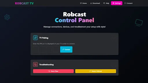 Скриншот 4 — Robcast - Play Roblox on TV