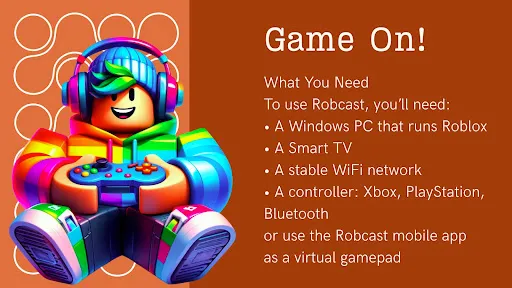 Скриншот 6 — Robcast - Play Roblox on TV