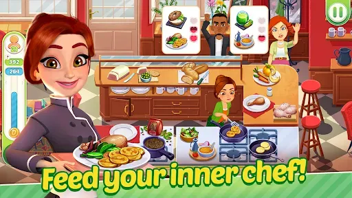 Скриншот 2 — Delicious World - Cooking Game