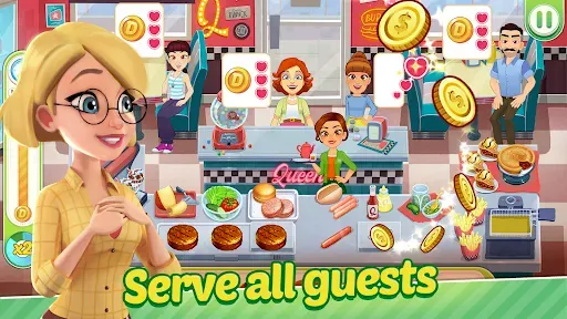 Скриншот 3 — Delicious World - Cooking Game