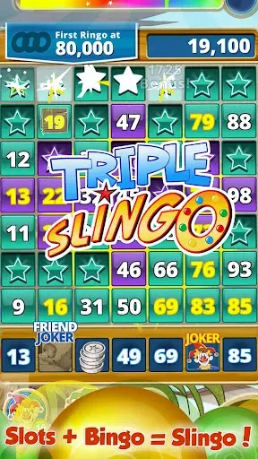 Скриншот 1 — Slingo Adventure Bingo & Slots