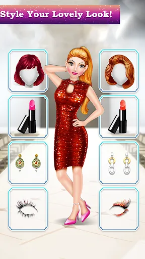 Скриншот 3 — makeup fashion girl game