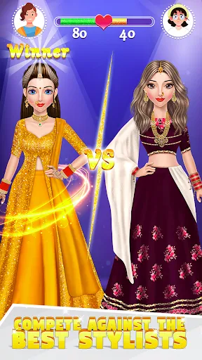 Скриншот 4 — Indian Wedding: DressUp Makeup