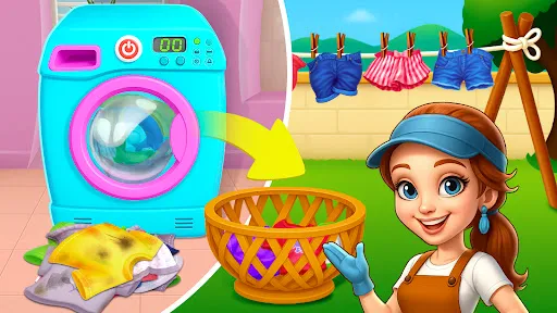 Скриншот 5 — House Cleaning & Organize Game