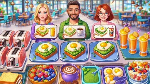 Скриншот 1 — My Cafe Shop : Cooking Games