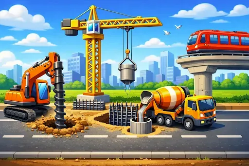 Скриншот 3 — Little Builder : Truck Game