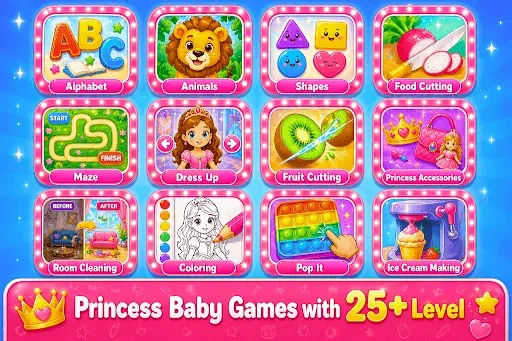 Скриншот 7 — Princess Baby Computer Games