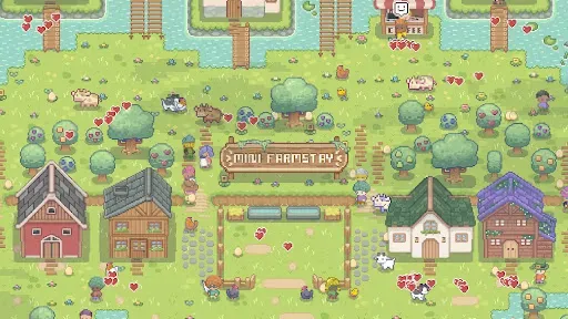 Скриншот 1 — Mini Farmstay : Pixel Farm
