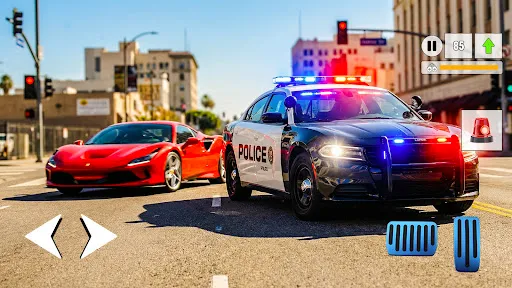 Скриншот 3 — Police Car Escape Cop Chase 3D