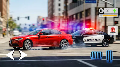 Скриншот 4 — Police Car Escape Cop Chase 3D