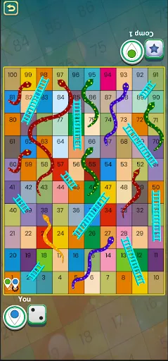Скриншот 3 — snakes and ladders Jim Game
