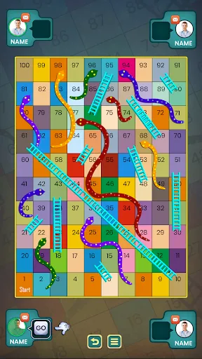 Скриншот 5 — snakes and ladders Jim Game