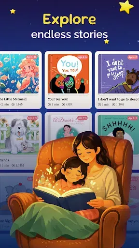 Скриншот 4 — Bedtime Stories: Story Time AI