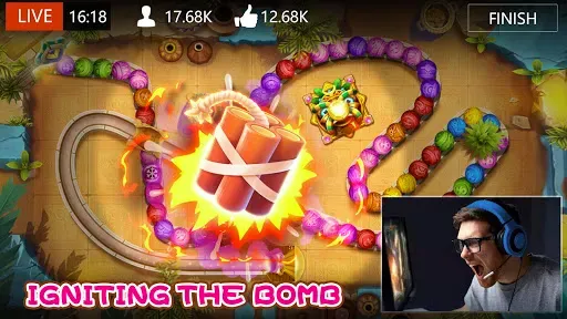 Скриншот 1 — Marble Dash: Epic Lengend Game