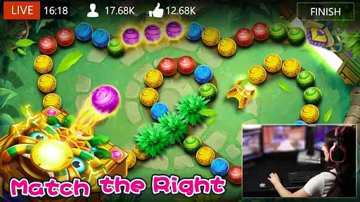 Скриншот 2 — Marble Dash: Epic Lengend Game
