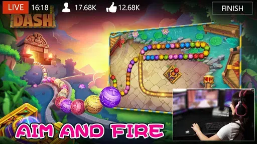 Скриншот 6 — Marble Dash: Epic Lengend Game