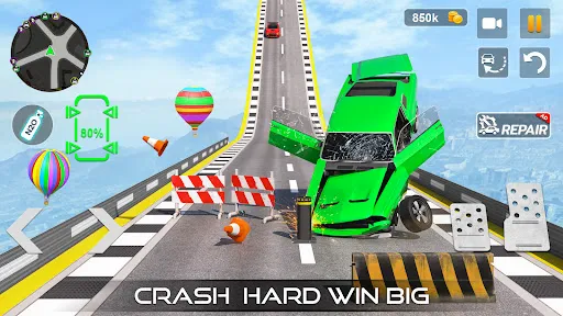 Скриншот 6 — Car Crash вождения симулятор