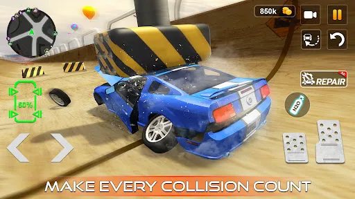 Скриншот 8 — Car Crash вождения симулятор