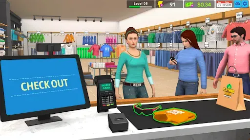 Скриншот 3 — Garments Shop - Simulator Game