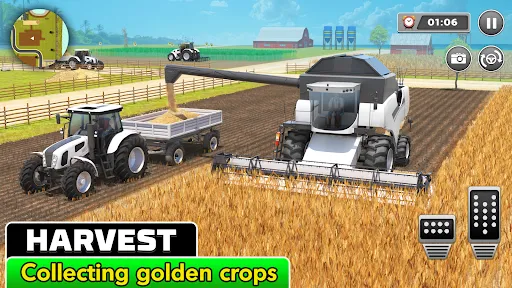 Скриншот 2 — Tractor Games - Farming Games