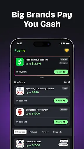 Скриншот 4 — Payme: Class Action Payout