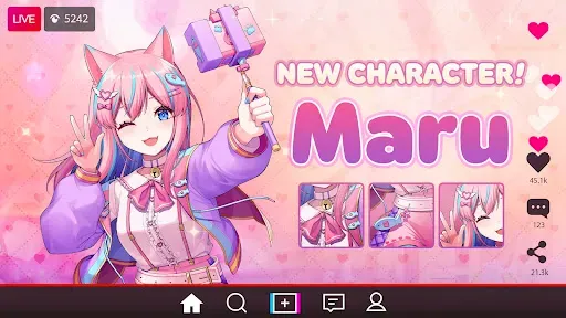 Скриншот 1 — Merge Girls : Idle RPG