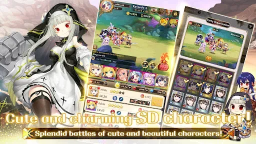 Скриншот 4 — Merge Girls : Idle RPG
