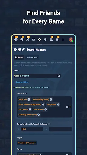 Скриншот 6 — GamerProfiles: Share & Connect