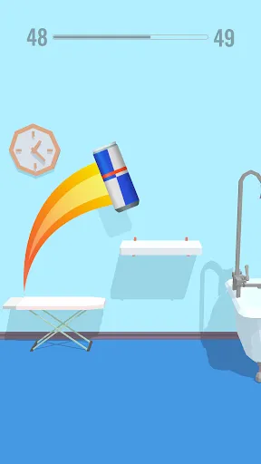 Скриншот 4 — Bottle Jump 3D игра бутылочка