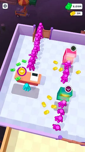 Скриншот 1 — Bouncing Rainbow: Кликер игры