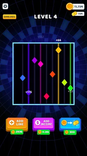 Скриншот 4 — Bouncing Rainbow: Кликер игры