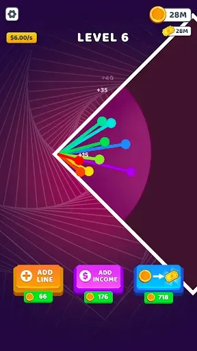 Скриншот 8 — Bouncing Rainbow: Кликер игры